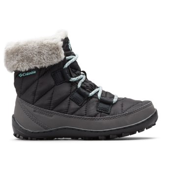 Columbia Minx Shorty Omni-Heat Waterproof, Botas Negros Para Niña | 976125-PNO